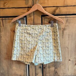 Margaret M Yellow Patterned Women's Shorts